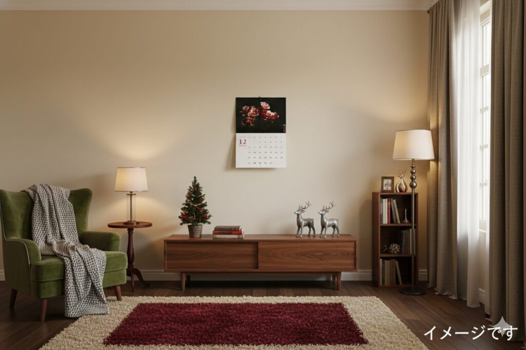 カレンダー2026を飾ったときのイメージ